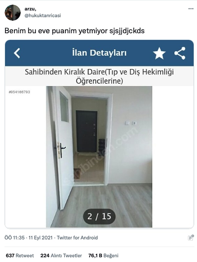 3. Hayır parasını veremiyorsan da olmaz, kraliyet evi kiralıyorlar çünkü.