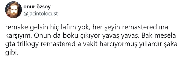 9. Kısaca açıklamak gerekirse remastered oyunu başta grafikler olmak üzere cilalamak iken remake ise oyunu en baştan tekrar yapmak olarak tanımlanabilir.