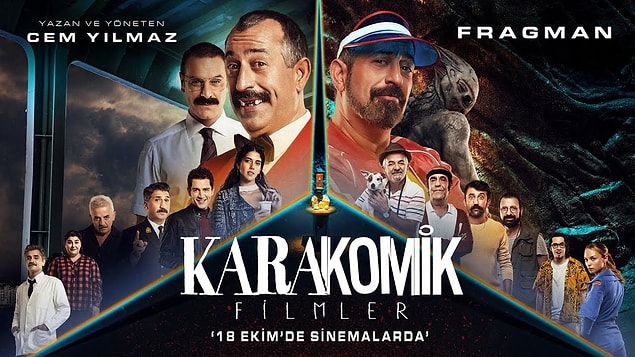 Daha sonra Karakomik Filmler isimli yapımda Cem Yılmaz ile birlikte başrolde yer aldı.