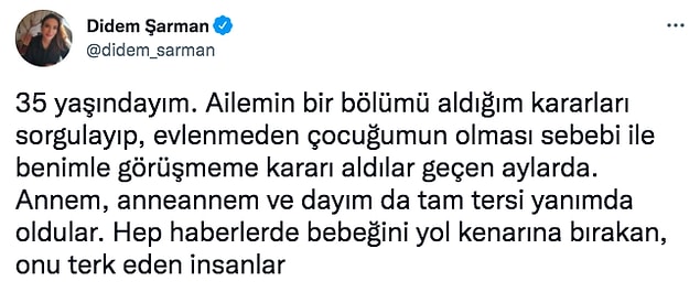 Astrolog Didem Şarman da o bekar annelerden sadece bir tanesi. Twitter'dan bu konuyla ilgili biraz içini döktü. Bizler de sizinle paylaşmak istedik.