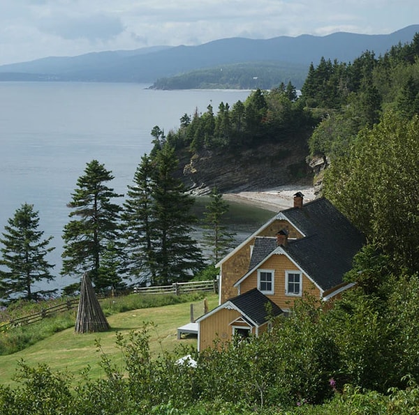 6. Горный коттедж в глуши. С бесконечными видами, лесом у порога и ручьем поблизости. Никаких соседей на много миль, много дикой природы и огромный камин, который постоянно горит, когда идет снег