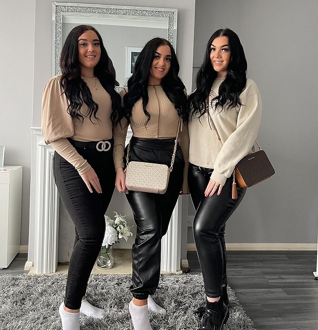 Güzel üç kardeş, şu anda TikTok'ta videolar paylaşamaya devam ediyorlar.