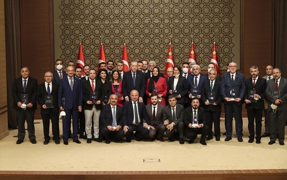 Erdoğan 'Medya Ödüleri'ni Dağıttı: Fahrettin Altun, Hilal Kaplan, Abdulkadir Selvi...