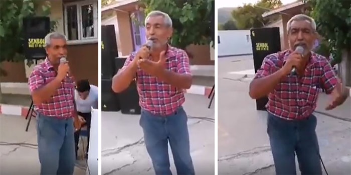 Sempatik Tavırlarıyla Şarkı Söyleyen Adam Kendisini Dinleyen Herkesi Mest Etti!