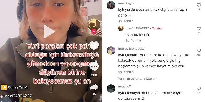 Özel Yurtların Aşırı Pahalı Olmasıyla Üniversiteye Gitmekten Vazgeçeceğini Söyleyen Gençlerin Çaresizliği