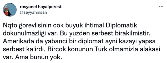Ne yani dokunulmazlığı varsa istediğini yapabilir mi?