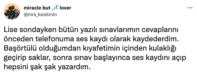 15. Sizin de var mı böyle anılarınız?