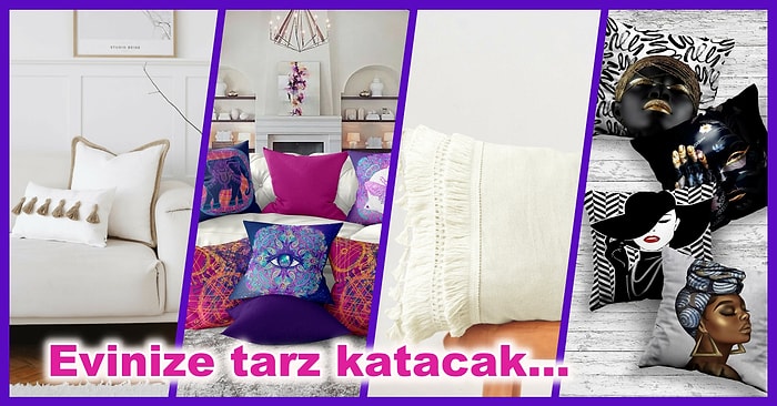 Odanıza Birdenbire Farklı Bir Hava Katacak Kırlent ve Yastık Kılıfları