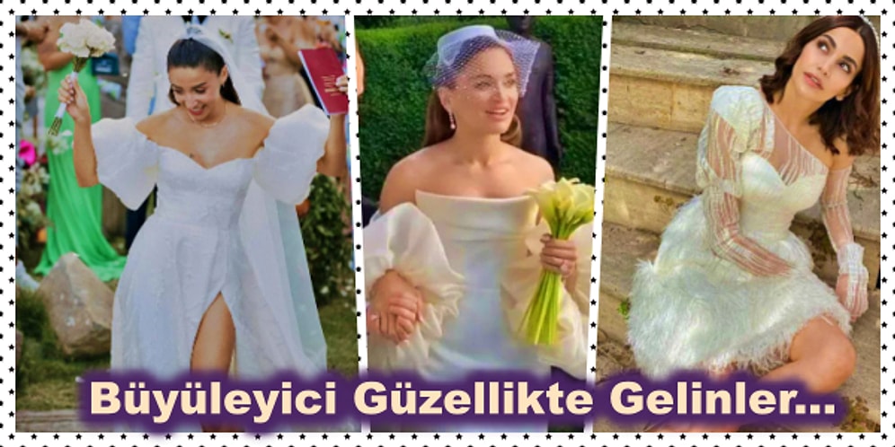 Ünlülerin Giydiği Tarzlarda 2021 Yazına Damga Vuran İndirimli Gelinlikler