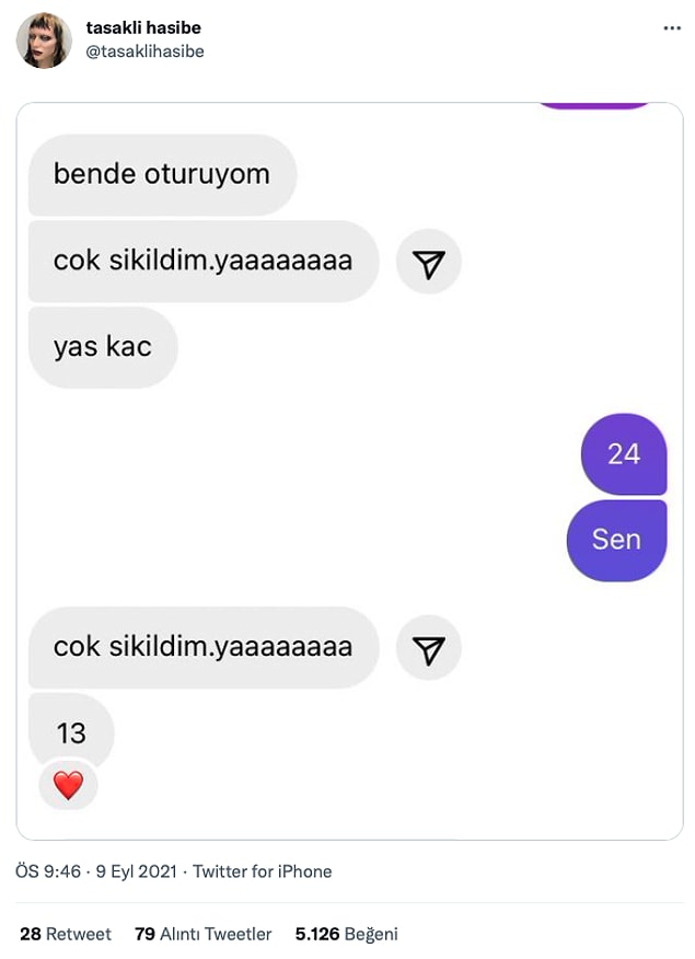 14. Çok sıkıldık yaaaaa.