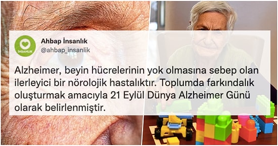 Bugün 21 Eylül Dünya Alzheimer Günü! Peki Bizler Bu Hastalık Hakkında Ne Kadar Farkındalık Sahibiyiz?