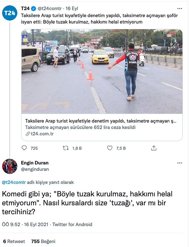 6. Çok özür dileriz abi...