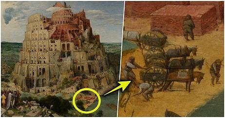 Sıradan Bir Resim Olmadığını Gizli Detaylarıyla Kanıtlayıp Görenleri Büyüleyen Muhteşem Tablo: Babil Kulesi