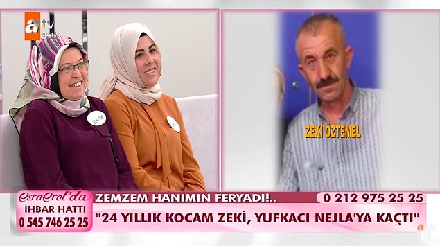 Bu kaçışından önce 2018 yılında Zeki yine yufkacı ablamız Nejla'ya kaçmış. 2.5 ay kaldıktan sonra Zemzem ablamız kendisini affetmiş ve geri dönmüş.