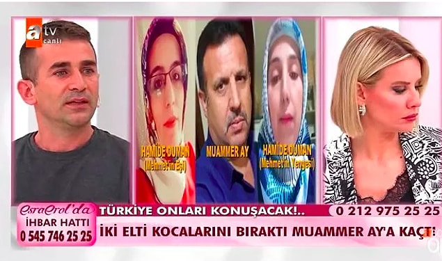Bundan aylar önce Esra Erol'a katılan Mehmet Duman, yufkacı Muammer'e kaçan eşi Hamide Duman'ı ve yengesi Hamide Duman'ı aramak için Esra Erol'a başvurmuştu.