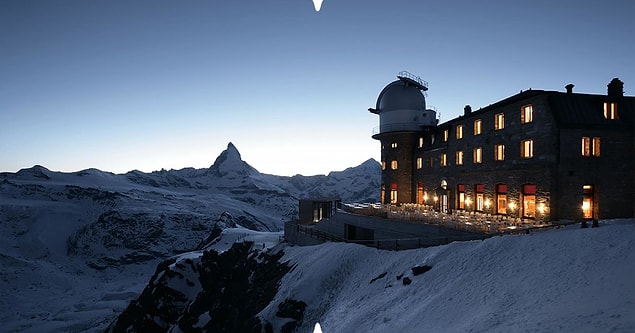 6. 3100 Kulmhotel Gornergrat, İsviçre