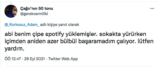 Bu haberi duyan diğer Twitter kullanıcılarının mizah dolu yorumlarından bazıları ise şöyle: