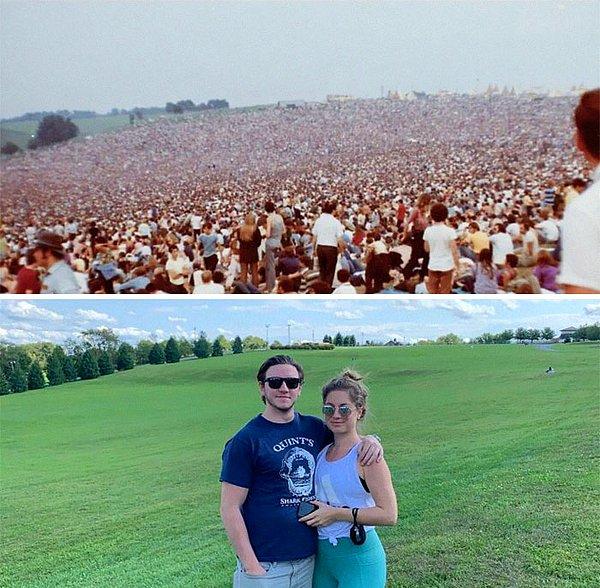 19. 1969 Woodstock festival alanı ve değişimi
