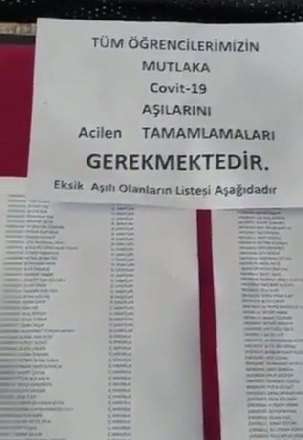 tartisma yaratan uygulama konya selcuk universitesi nde asisiz ogrencilerin ismi panoya asildi