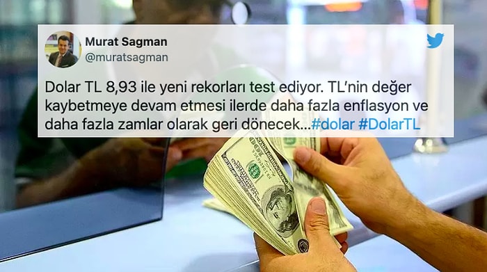 9 Liraya Dayandı! Dolardan Yeni Tarihi Zirve