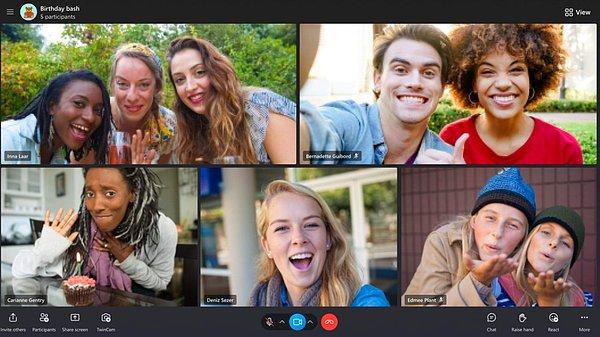 Yaptığı son güncellemede tema ve renklendirmede yeniliğe giden Skype, aynı zamanda görüntülü konuşma panelini yenilemesinin ardından kullanımda büyük bir artış yarattı.