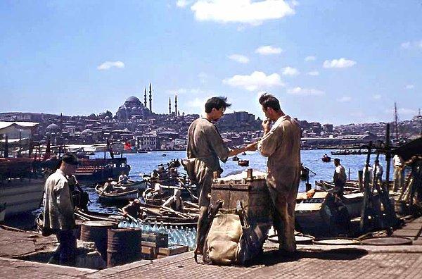 9. Molada iki hamal, İstanbul, 1954.
