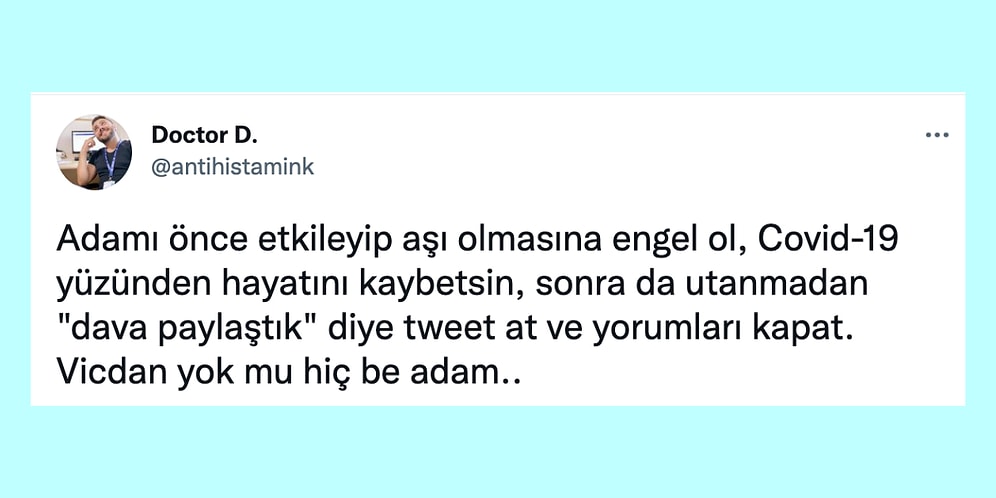 Aşı Karşıtı Doktorun Koronadan Ölen Arkadaşına Yazdığı Başsağlığı Mesajı Tepki Çekti