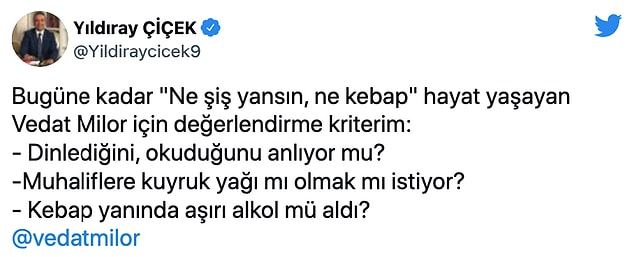 Milor'un bu eleştirisine MHP tarafından ilginç bir cevap geldi.
