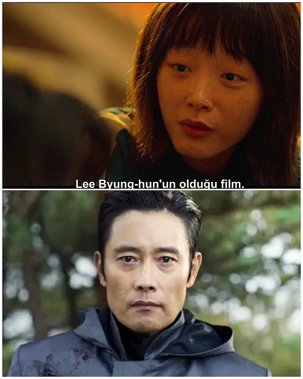 5. Yönetici karakterinin aslında oyuna gizlice giren Jun-ho'nun kardeşi çıkması oldukça şaşırtıcıydı. Ancak, aslında bununla ilgili bir ipucu verilmişti. Yönetici'yi canlandıran Lee Byung-hun'dan 6. bölümde bahsediliyor. 👇