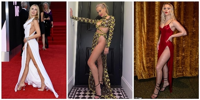 Her Geçen Gün Daha da Derinleşiyor: Elbiselerde Seksi Kasık Dekoltesi Trendi Devam Ediyor