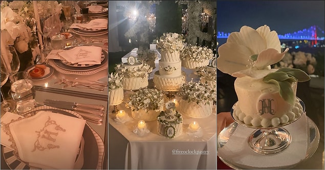 Törenden küçük detayları, kayınvalide Arzu Sabancı Instagram hesabında paylaştı.