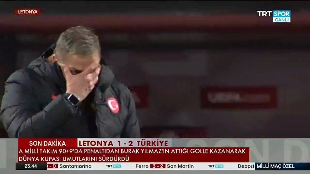 Letonya Galibiyeti Sonrası A Milli Takımın Teknik Direktörü Stefan Kuntz Gözyaşlarına Boğuldu