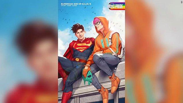Clark Kent'in yerine gelen yeni Superman Jon Kent'in biseksüel bir karakter olacağını açıklayan DC Comics, çizgi romanda bol miktarda duygusal sahnenin yer alacağını duyurdu.