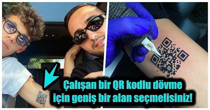 Restoranlardan Aşı Sertifikasına Kadar Her Alanda Kullanılan QR Kodlarla Yapılan Dövmeler