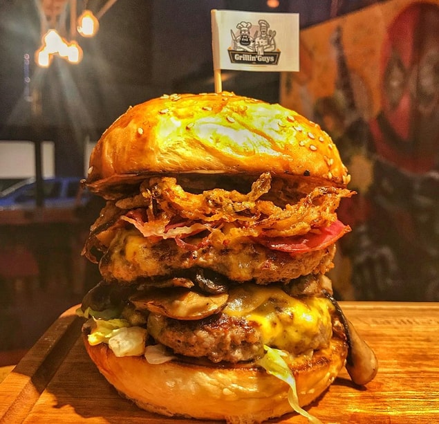 7. Bağdat Caddesi’nin burgercisi Grillin’ Guys…