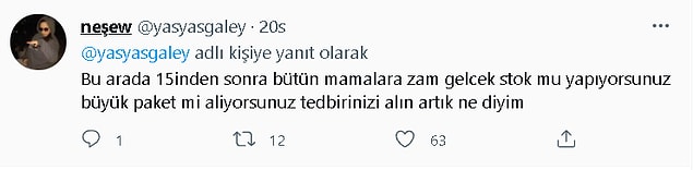 15 Ekim'den sonra zamlı fiyatlara geçileceğini söyleyen tweet hepimizi harıl harıl mama almaya itti.