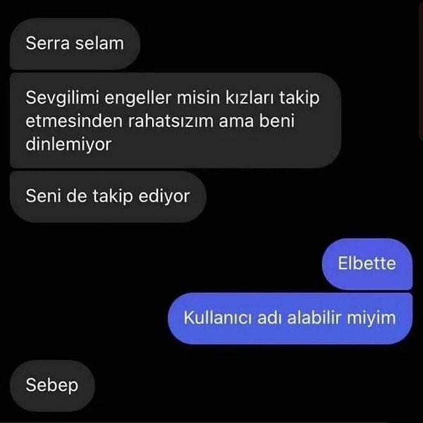 3. Hadi sebebini bir düşünelim ya