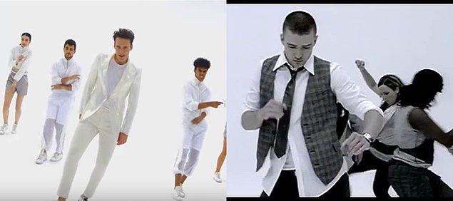 12. Edis 'Yalan'ın beyaz fonlu bölümlerindeki koreografi Justin Timberlake klasiği 'My Love'ı andırıyor.