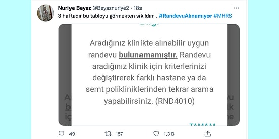 Hastane Kuyruklarının Yerini Aylarca Süren Sıralar Aldı! MHRS'den Randevu Alınamaması Twitter'ın Gündeminde