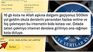 KYK Yurtlarında Kalan Öğrenciler Aylık 16 GB Olan İnternet Kotasına #KYKKotasıKalksın Diyerek İsyan Ediyor!