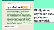 Yok Artık! Oğlunun Kulağını Çeken Öğretmene Teşekkür Eden Veliyi 'İdeal Veli' Olarak Paylaşan Öğretmen Sayfası