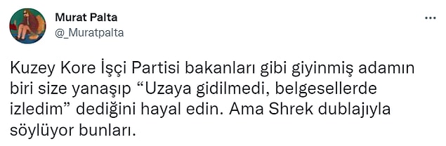 'Gecenin yorumu' ödülünü ise bu tweet aldı;