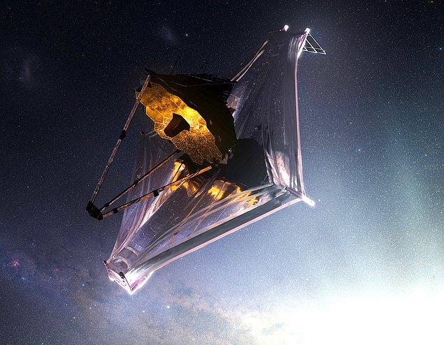 Bu da, Hubble Uzay Teleskobu'nun yerini alması planlanan James Webb Uzay Teleskobu.