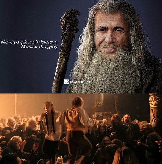 16. Yüzsüz bu Hobbitler başkanım.
