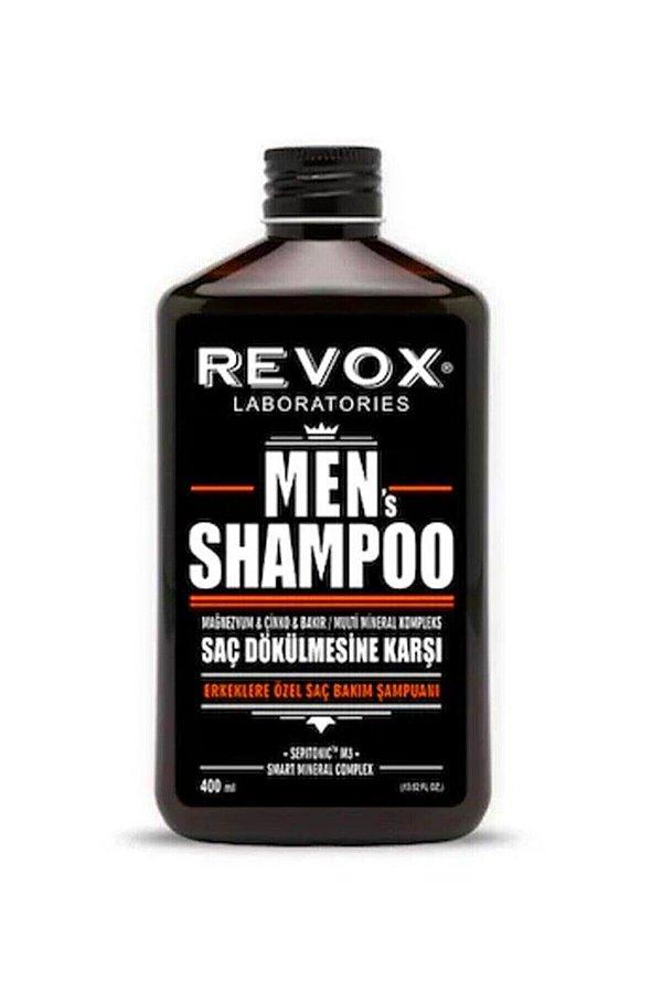 13. Revox saç dökülmesine karşı şampuan, erkeklerin tercih edebileceği uygun fiyatlı seçeneklerden biri...