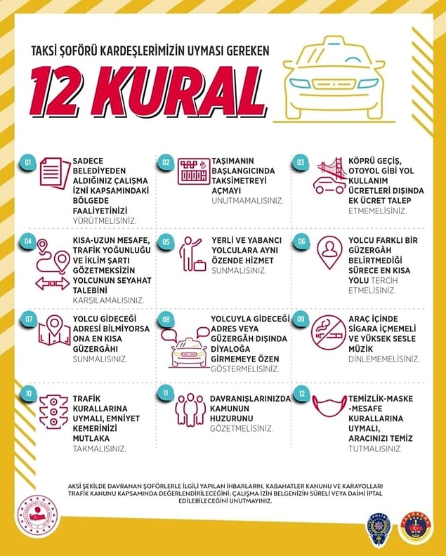 Uyarılar ise şöyle sıralandı👇