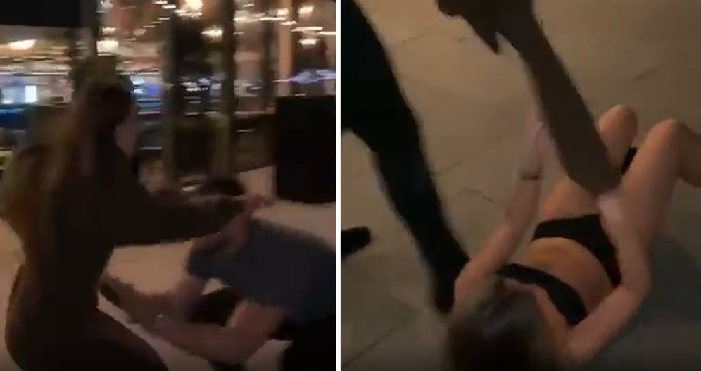 Akrobatik Hareketler Yapmak İsterken Kendini Yarı Çıplak Bir Şekilde Yerde Bulan Kadın