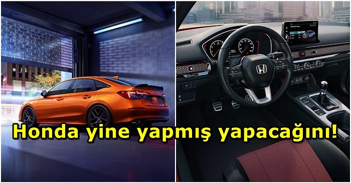 Yok Böyle Bir Güzellik! Honda, 2022 Model Civic Si'yi Tanıttı