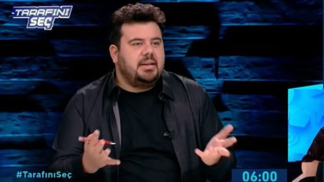 "Benim programıma geldiğinde de sinir olmuştu Berfu'nun güzelliğini görünce."