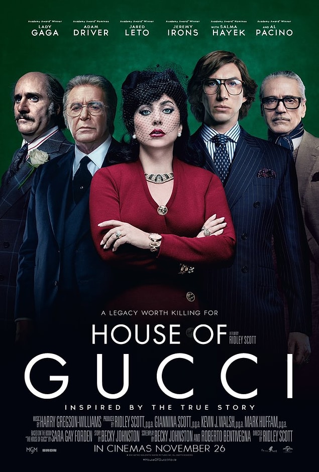 11. House of Gucci'den yeni poster yayınlandı. Film, 26 Kasım'da vizyonda.